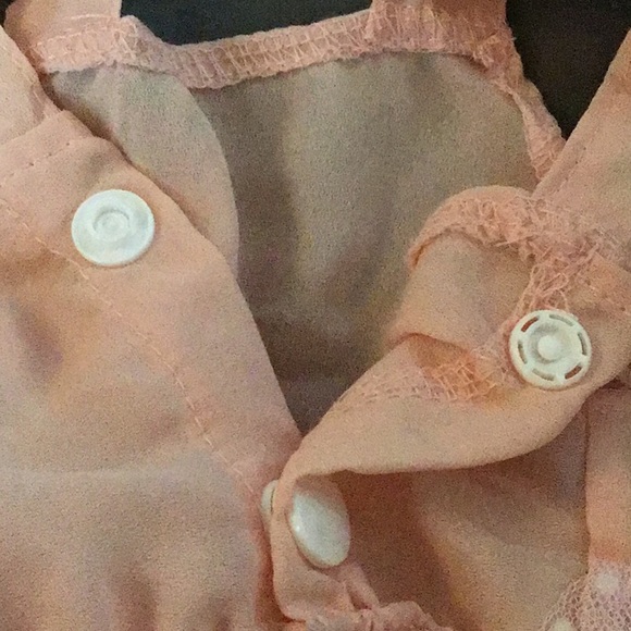 --SOLD--Pink Polka Dot Dog Dress - Picture 5 of 9